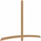 Ekena Millwork Bellingham Timber Gable Bracket, Western Red Cedar, 96"W x 64"H x 1 1/2"D x 3 1/2"F, 16/12 Pitch GBW096X64X0204BEL00SWR - alternate 2